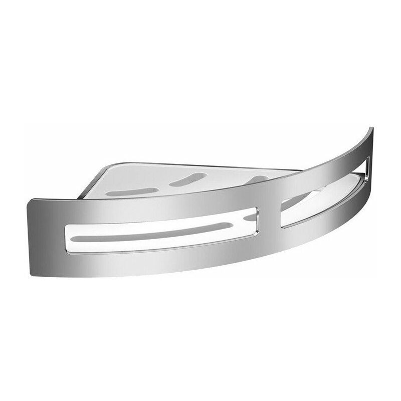 

Cesta de esquina con inserto, dimensión de esquina 180 mm. cromo