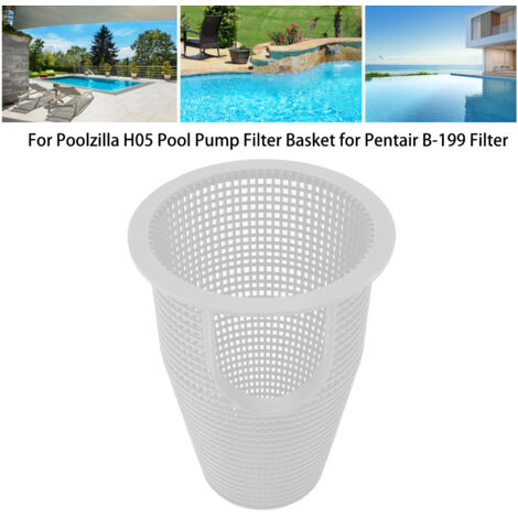 Cesta de filtro de bomba para Pentair B 199 blanca