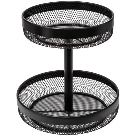 Cesta de fruta mayaj 2 niveles negra - 5five