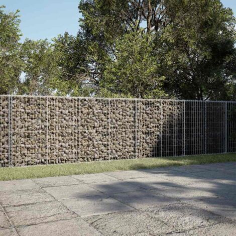 Cesta de gaviones con cubierta hierro galvanizado 650x100x100cm