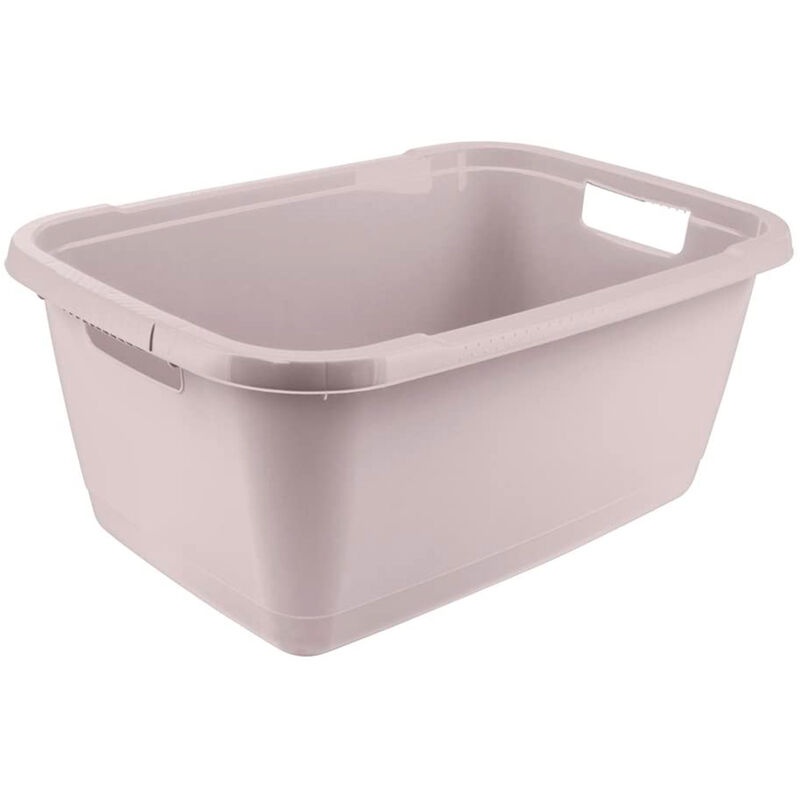 

Keeeper - Cesta de la Colada, Plástico, sólido, 32 l, Aenna, Gris, 55x40x23 cm.