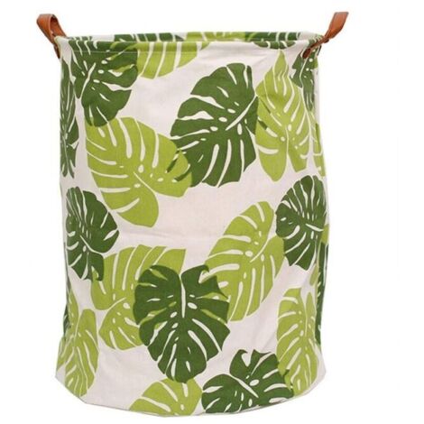 Cesta de lavandería plegable de lona con asas, contenedor de almacenamiento plegable, cubo para ropa de niños,
