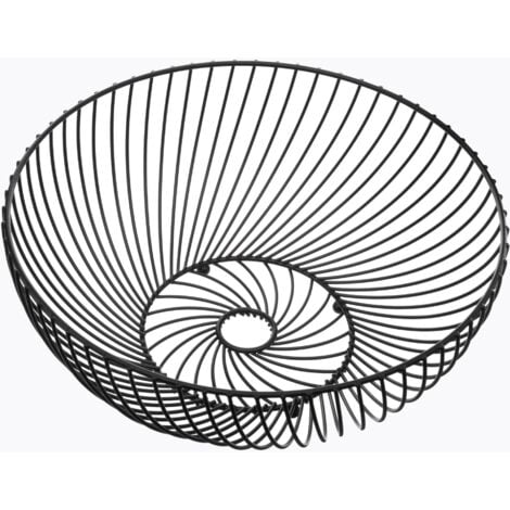 5FIVE SIMPLY SMART Cesta de metal trenzado 30cm negro - 5five