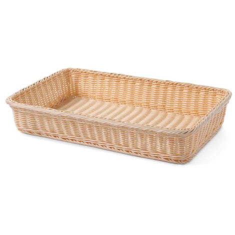 Cesta de pan rectangular de poliratán - Hendi 561102