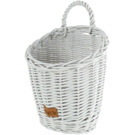 Cesta de pared blanca