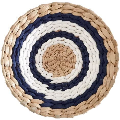 Cesta de pared vietnamita hecha a mano [A1/A2/A3/A4] de sisal natural, 25/30/35 cm, decoración de estilo bohemio, regalo ecológico.
