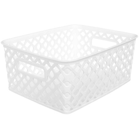 Cesta de plástico 4l folk blanca - 5five