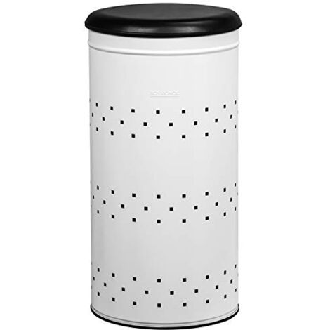 Cesta de ropa - Lina Blanca 45 L H 63 cm - Rossignol