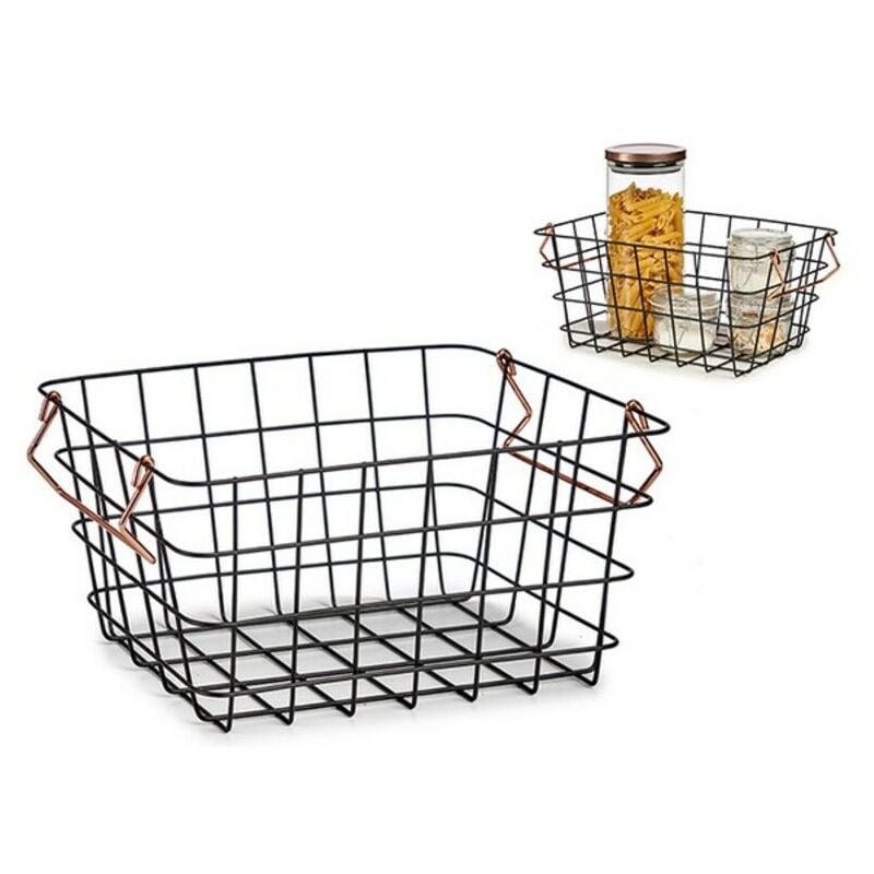 

Cesta de Varilla Acero (23 x 14,5 x 31,5 cm)