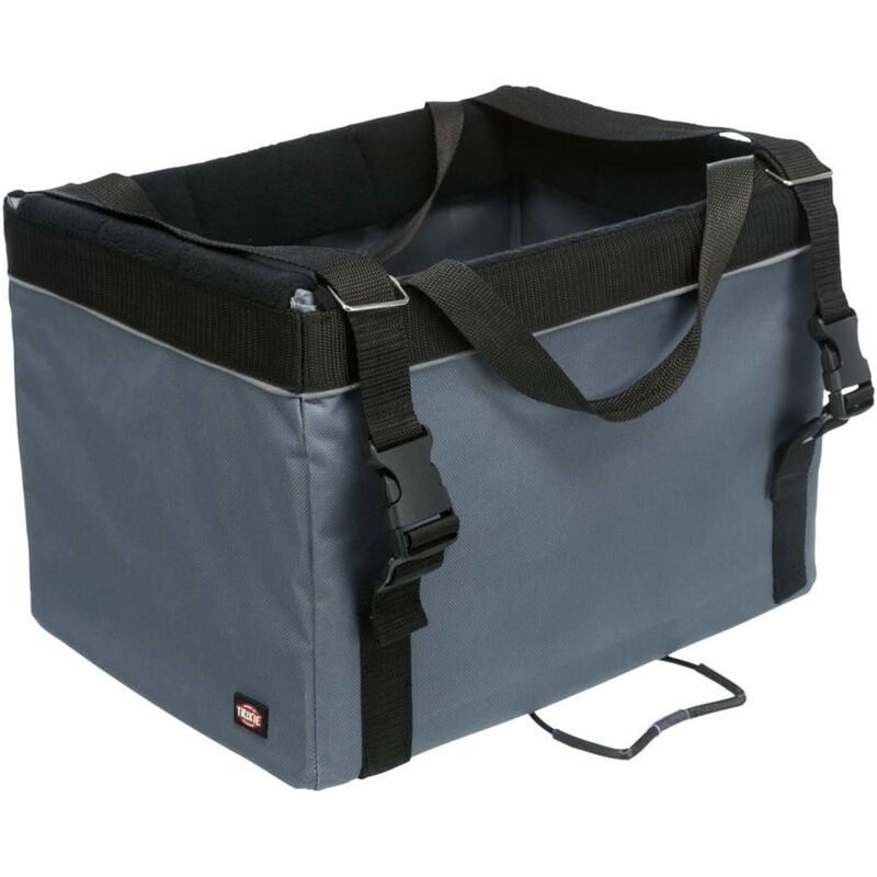 

TRIXIE Cesta delantera de bicicleta para mascotas gris 38x25x25 cm - Gris