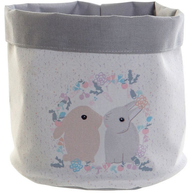 

Cesta DKD Home Decor Poliéster Algodón (19 x 19 x 22 cm)