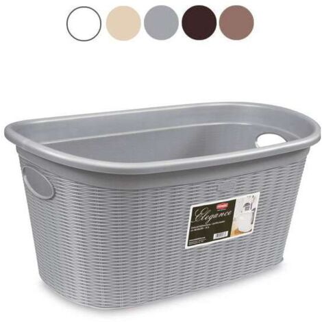 Cesta Elegance Cashmere 38X58 H 28 Stefanplast