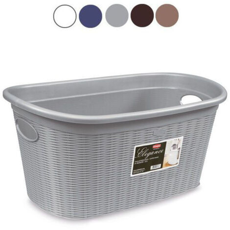Cesta Elegance Grigio 38X58 H 28 Stefanpl