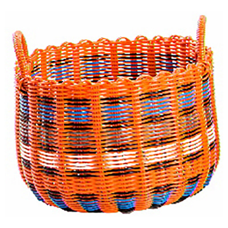 

Cesta Étnica de diseño Redonda con Asas Color - Naranja