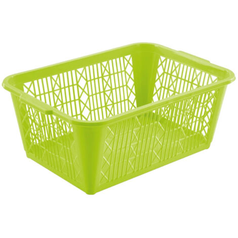 CESTA FUNNY 37X25,5XH15CM LIME