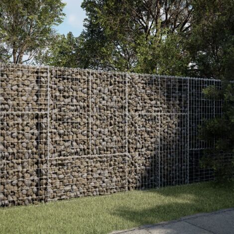 Cesta gaviones con cubierta hierro galvanizado 200x100x150 cm