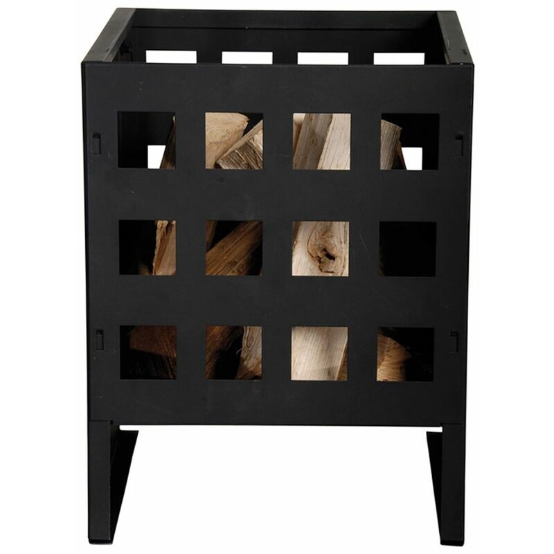 

Cesta guarda leña cuadrada Esschert Design FF87