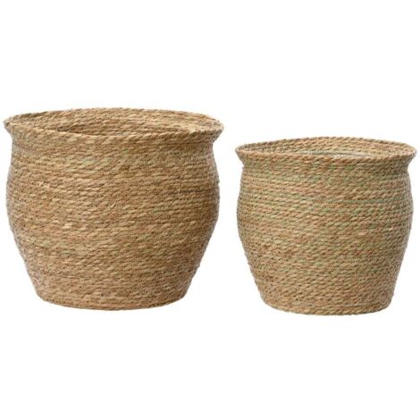 Cesta in giuco intrecciato piccola