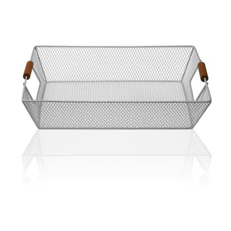 

Cesta Metal (25 x 8 x 35 cm) Gris