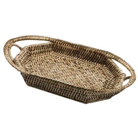 Cesta mimbre barco birmana ovalada cm32x15h6