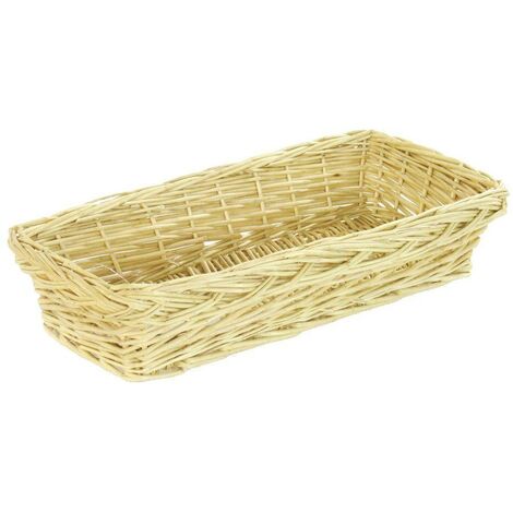 Cesta mimbre natural nix rectangular cm40x19h8,5