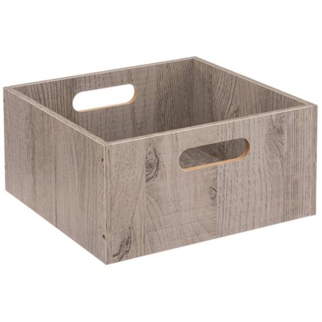 Cesta mix n modul gris efecto roble 31x15cm - 5five