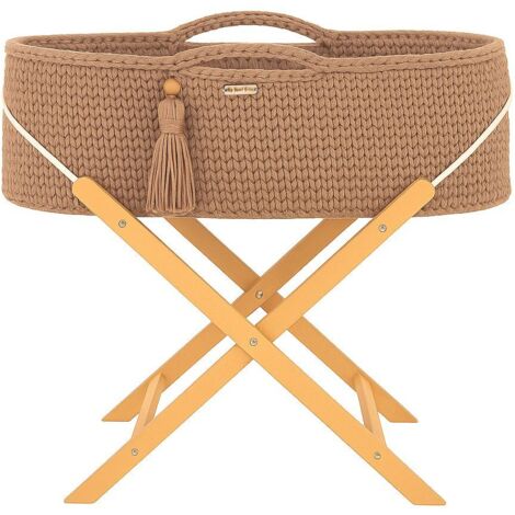 Cesta moisés BOHO Hecha a mano con soporte arena