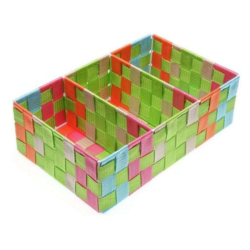 

Cesta Multiusos 3 Compartimentos Multicolor