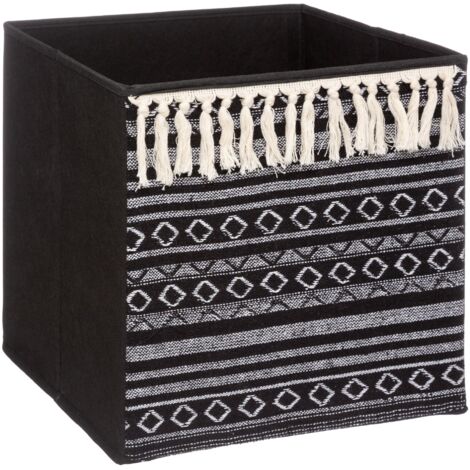 Cesta Organizadora Polipropileno Cartón 31x31x31cm Etnic