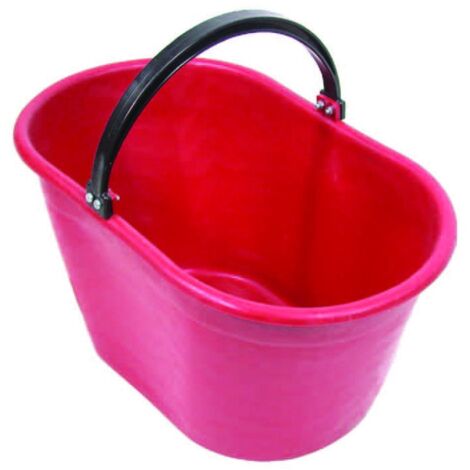 Cesta ovale per raccolta manico plastica lt.20 - capacità lt.20, cm.54x34x23h. - 5 pz