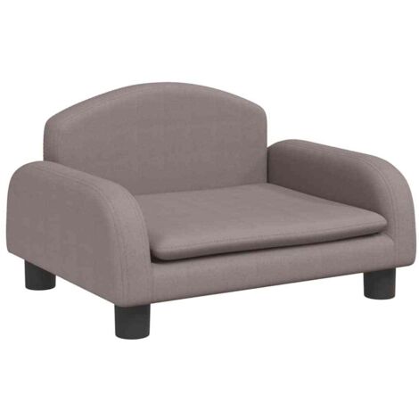 Cesta para cama para perros, cómodo sofá, color topo, 50 x 40 x 30 cm, tela color topo 020043199