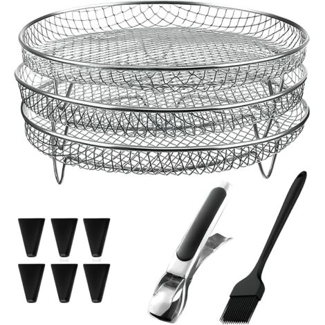 Cesta para freidora de aire Ninja, freidora de aire de acero inoxidable