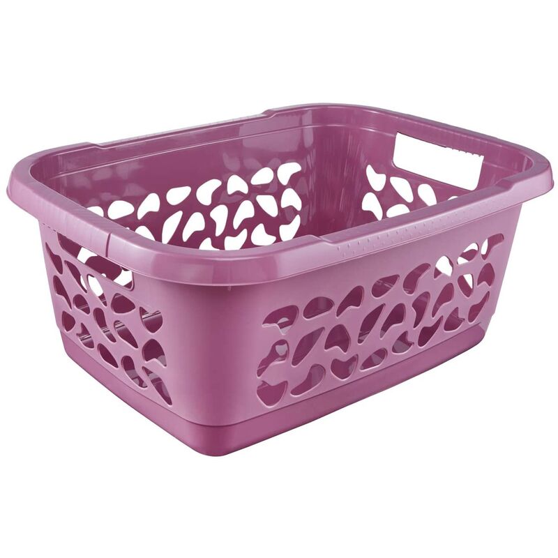 

Keeeper - Cesta para la Colada, con circulación de aire, Polipropileno, 32 l, Jost, Frambuesa, 55x40x23 cm.