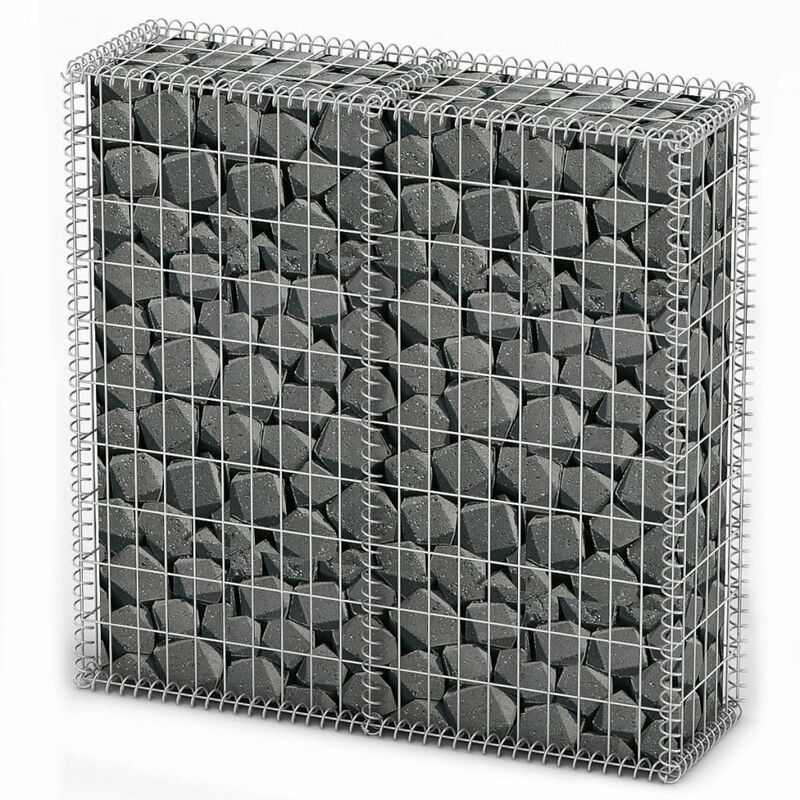 

Cesta para muro de gaviones de alambre galvanizado 100x100x30cm