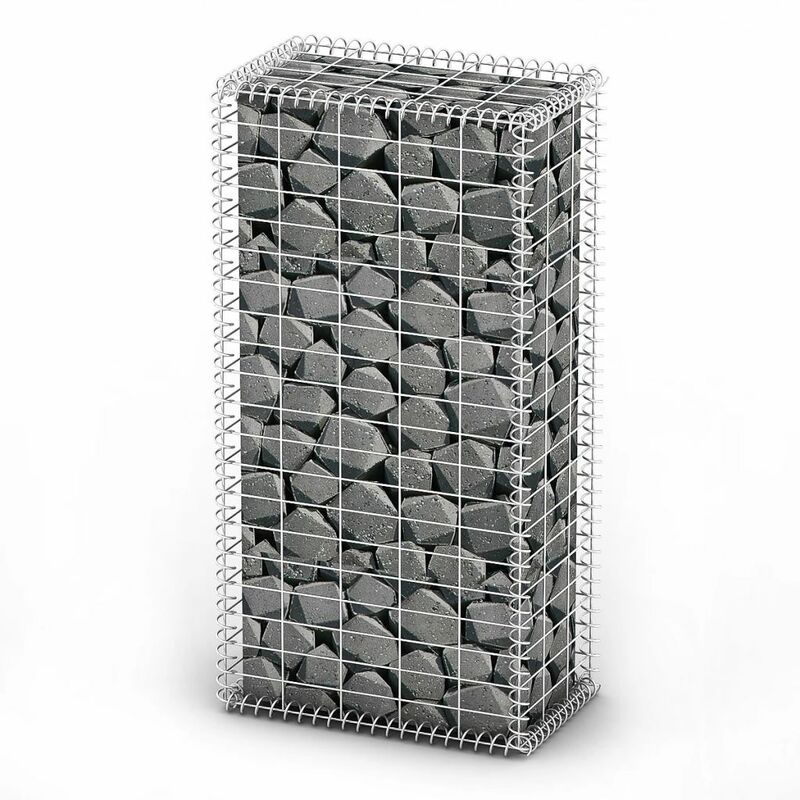 

Cesta para muro de gaviones de alambre galvanizado 100x50x30 cm