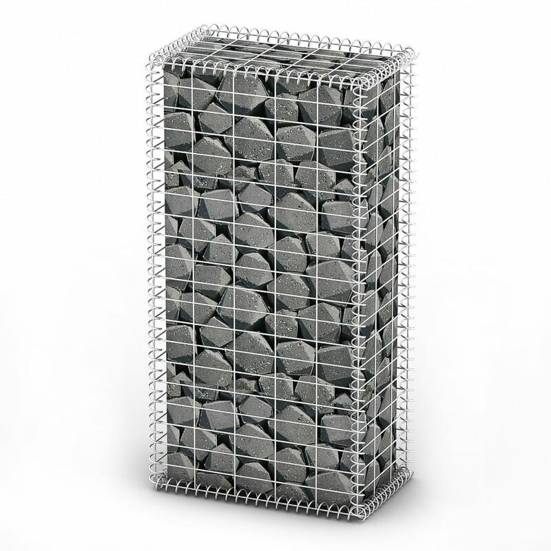

Cesta para muro de gaviones de alambre galvanizado 100x50x30 cm