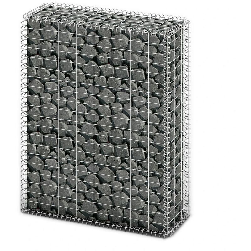 

Cesta para muro de gaviones de alambre galvanizado 100x80x30 cm