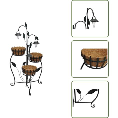 Cesta Para Plantas Con Luces LED - Luces led