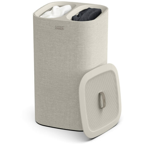Cesta para separar la colada Joseph Joseph Tota de 60 litros – Práctica, resistente y espaciosa, ideal para organizar la ropa en el hogar