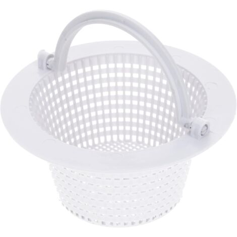 Cesta para skimmer de piscina 16cm I Cesta de repuesto para skimmer estándar I Prefiltro de piscina I Con asa para fácil extracción I Resistente al cloro