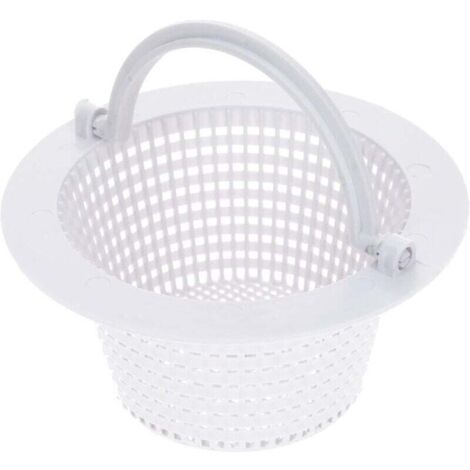 Cesta para skimmer de piscina de 16 cm I Cesta de repuesto para skimmer estándar I Prefiltro de piscina I Con asa para fácil extracción I Resistente al cloro