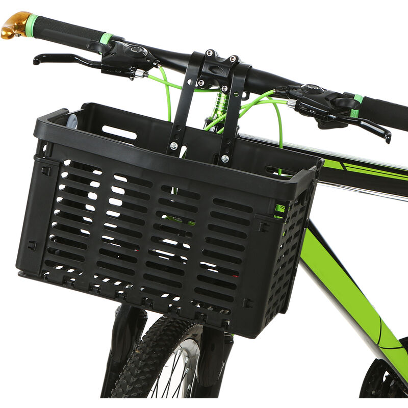 

Cesta plegable para bicicleta, manillar de plastico desmontable para bicicleta, cesta delantera, cesta trasera para bicicleta, cesta colgante,