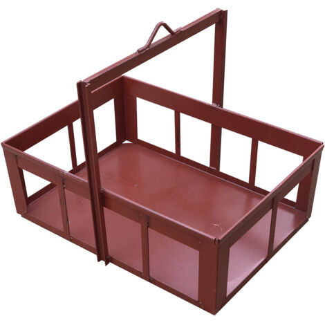 CESTA PORTAMATTONI 50 x 75 x H 30 x H. tot.62 manico ribaltabile  - Senza Marca