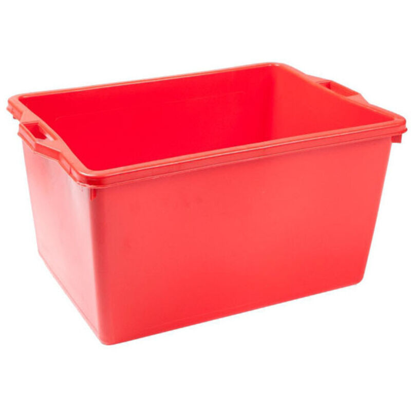 Cesta rectangular Asti roja L 65 65x42 H 33 Ics