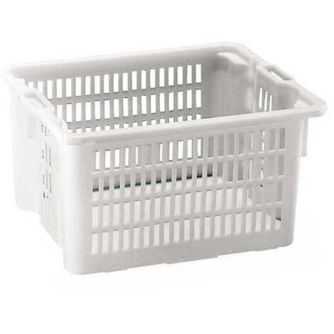 Cesta rectangular perforada de 50 x 55 x 43 cm de altura Sss
