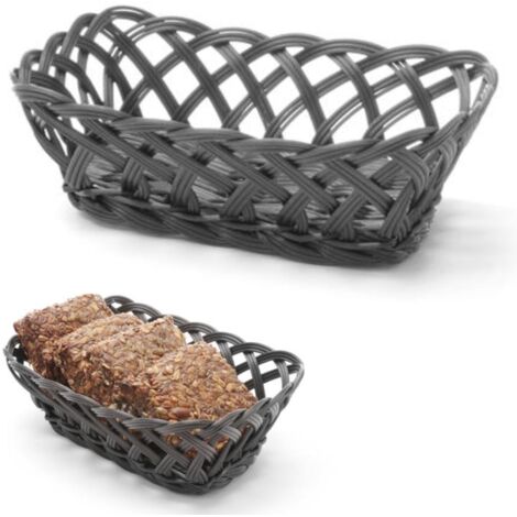 Cesta rectangular tejida para frutas y verduras - Hendi 426241
