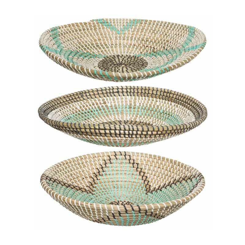 

Atmosphera - Cesta redonda de algas marinas/PVC 38x8cm