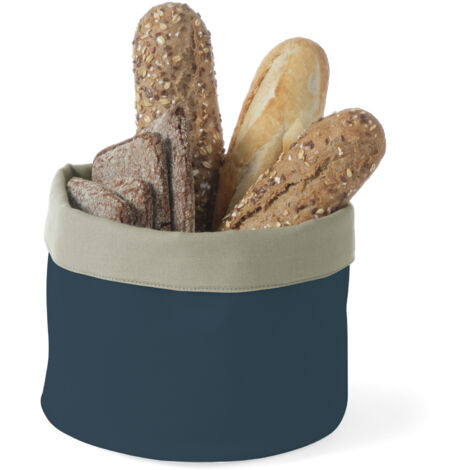 Cesta redonda para pan, 20 cm de diámetro, azul oscuro - Hendi 429037