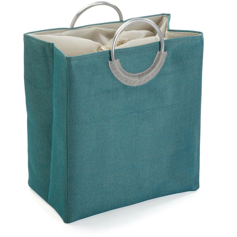 

Cesta Ropa Doble Azul