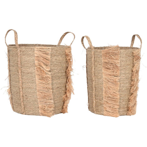 Cesta Set 2 Seagrass 42X42X58 Natural